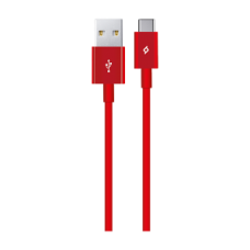 Şarj / Data Kablosu Type-C USB 2.0 Kırmızı