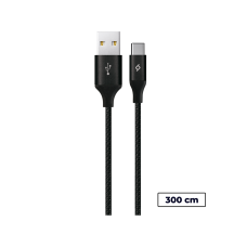 AlumiCable XXL 300 cm Type-C Şarj / Data Kablosu