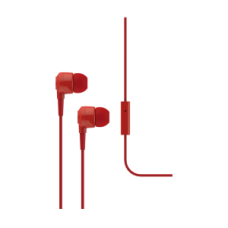 Mikrofonlu Kulakiçi Kulaklık 3.5mm J10™ Kırmızı